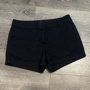 J. Crew Factory Black Women's Tailored Casual Shorts